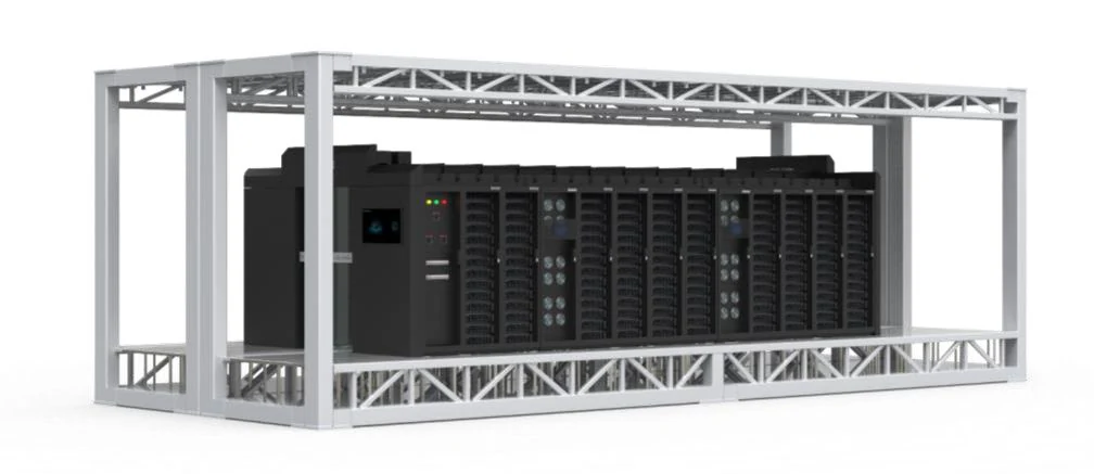Liquid-cooled rack module